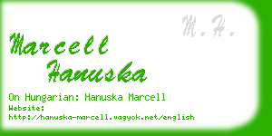 marcell hanuska business card